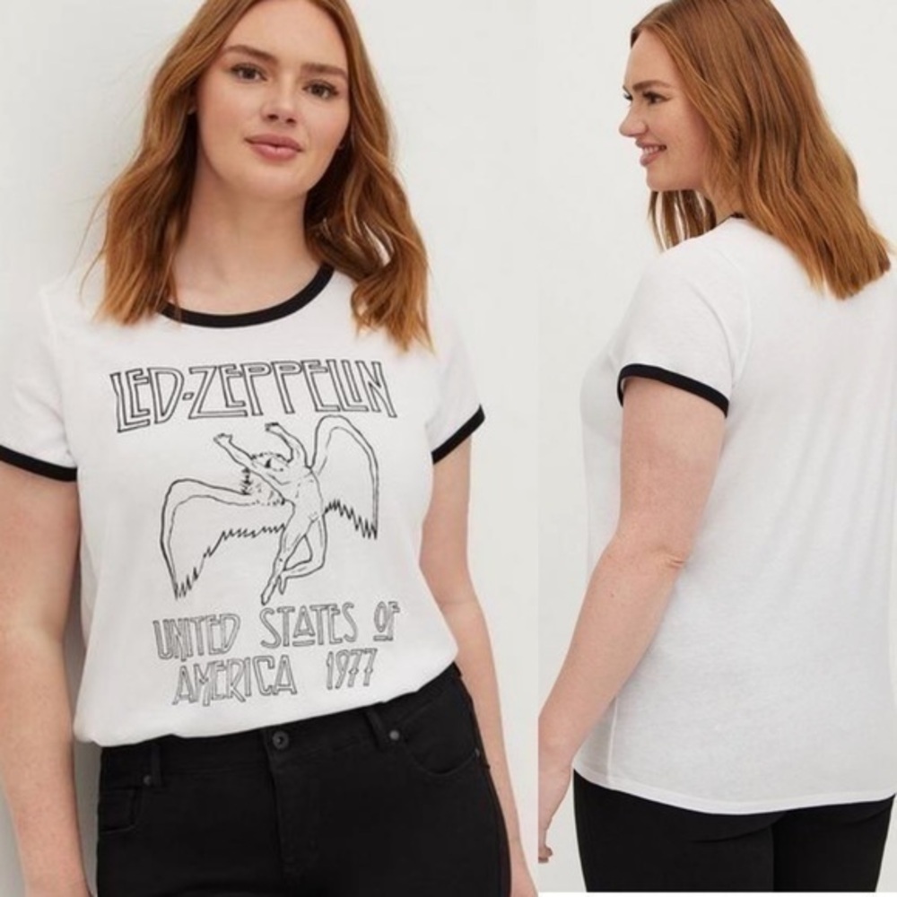 NWT Torrid size 3 Led Zeppelin crew tee
